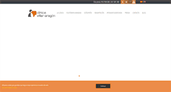 Desktop Screenshot of clinicavillararagon.com