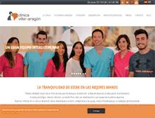 Tablet Screenshot of clinicavillararagon.com